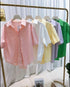 WANWAN Solid Color Collar Shirt